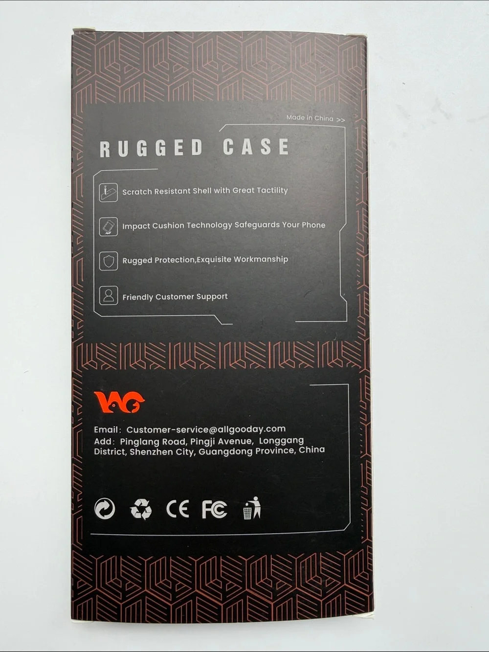 Galaxy Z Flip 7 Protective Case in Black & Gold